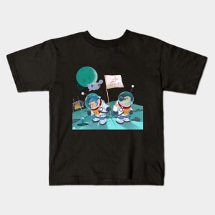 my little gang in space transparant Kids T-Shirt